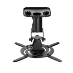 black Steel Rotate Projector Ceiling Mount Hanging Bracket