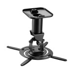 black Steel Rotate Projector Ceiling Mount Hanging Bracket