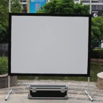 Large Foldable Projector Screen With CE FCC ROHS Certification