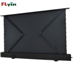 Outdoor ALR Electric Foldable Outdoor Projector Screen Floor Rising